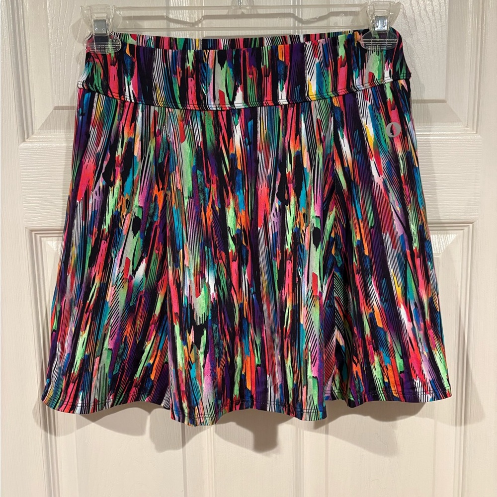 Multi-color Dona Jo tennis/pickleball skort
